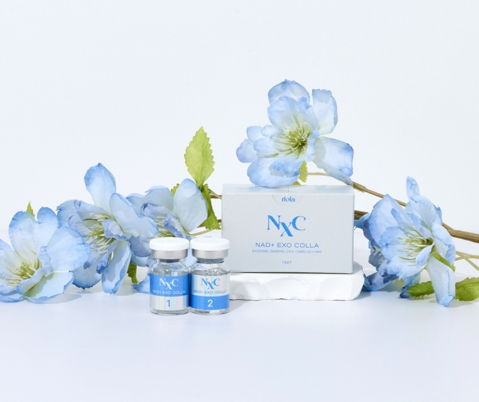 NXC NAD+ Szérum Exoszóma+PDRN+Kollagén+Peptid tartalommal professzionális használatra 1 doboz 5+5 ampulla 