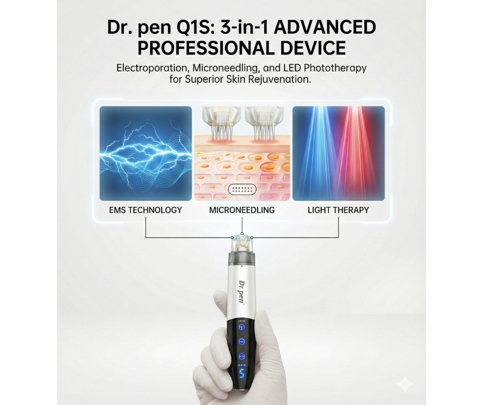 Dr. pen Q1S 3in1 Tűs Mezopen Salontech Dr. pen Q1S 3in1 Tűs Mezopen